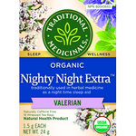 TRADITIONAL MEDICINALS TRADITIONAL MEDICINALS NIGHTY NIGHT EXTRA TEA 16 BAGS