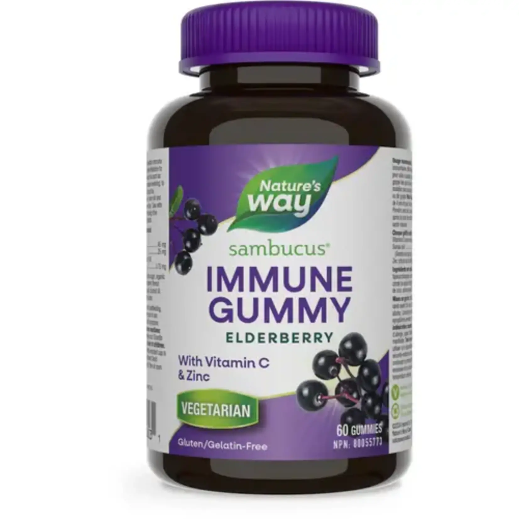 NATURES WAY NATURE'S WAY SAMBUCUS ELDERBERRY GUMMIES 60 CHEWABLE GUMMIES