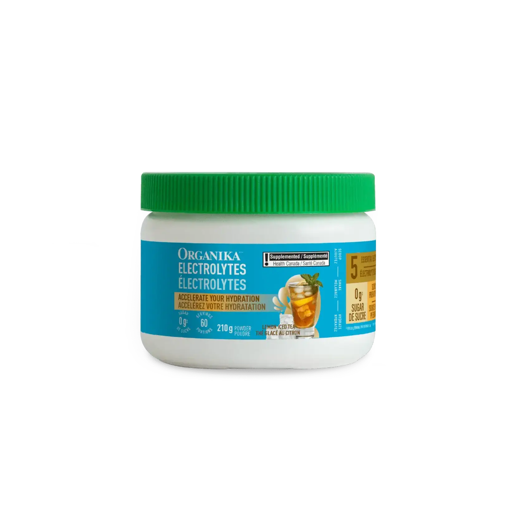 ORGANIKA ORGANIKA ELECTROLYTES LEMON ICED TEA 210G