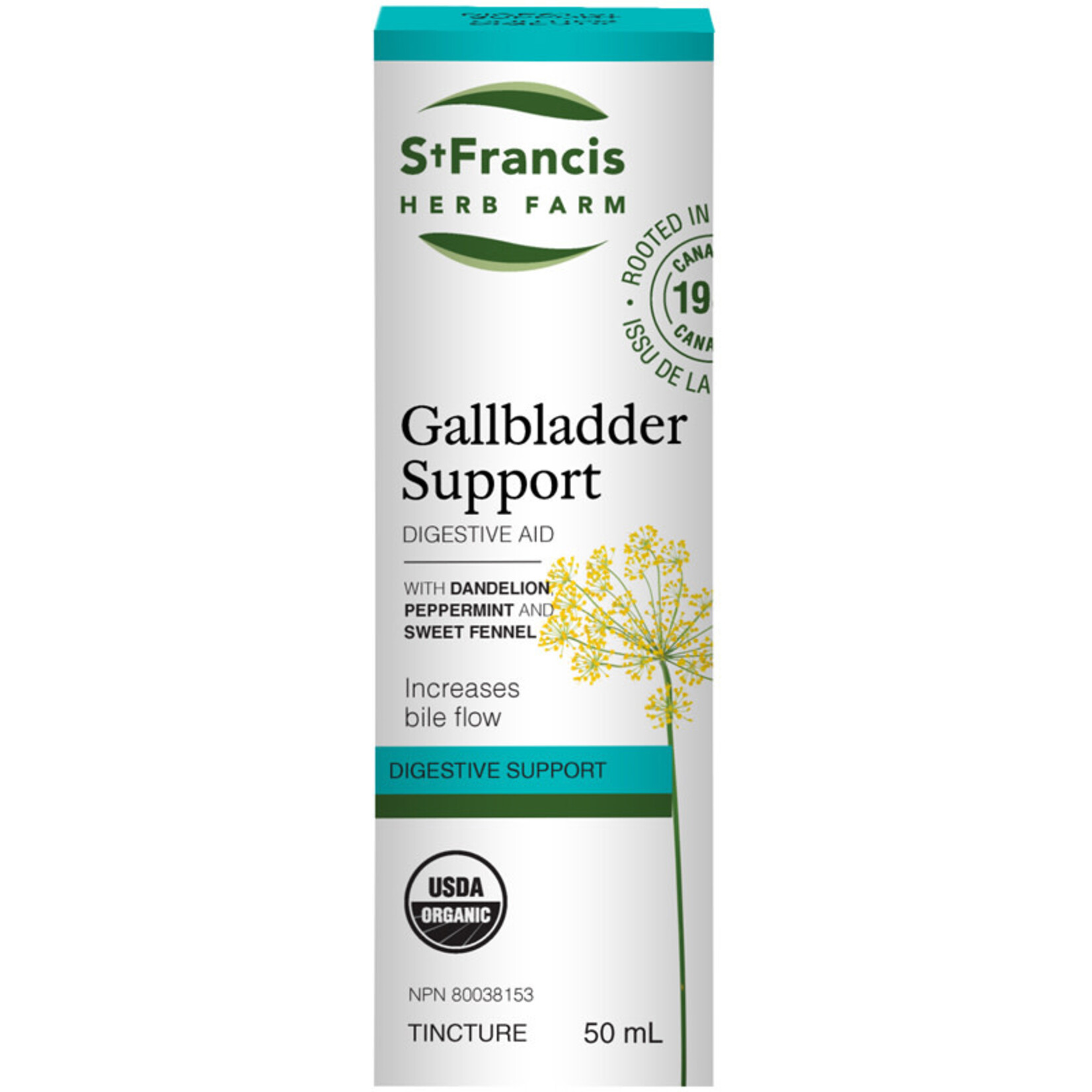 ST FRANCIS ST FRANCIS GALLBLADDER SUPPORT TINCTURE (DANDELION COMBO) 50ML