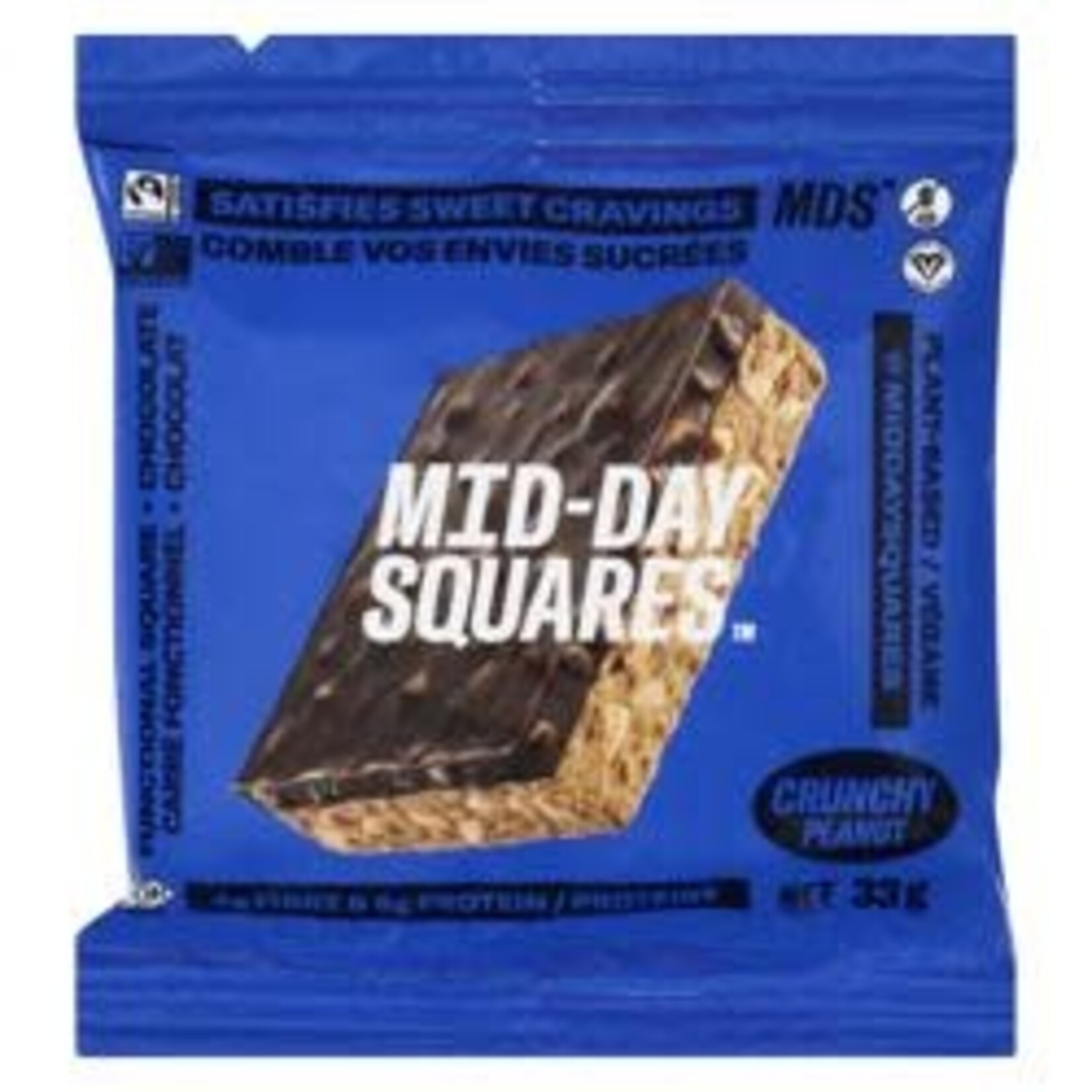 MID DAY MID DAY SQUARE CRUNCHY PEANUT INNER (SINGLE) 33G