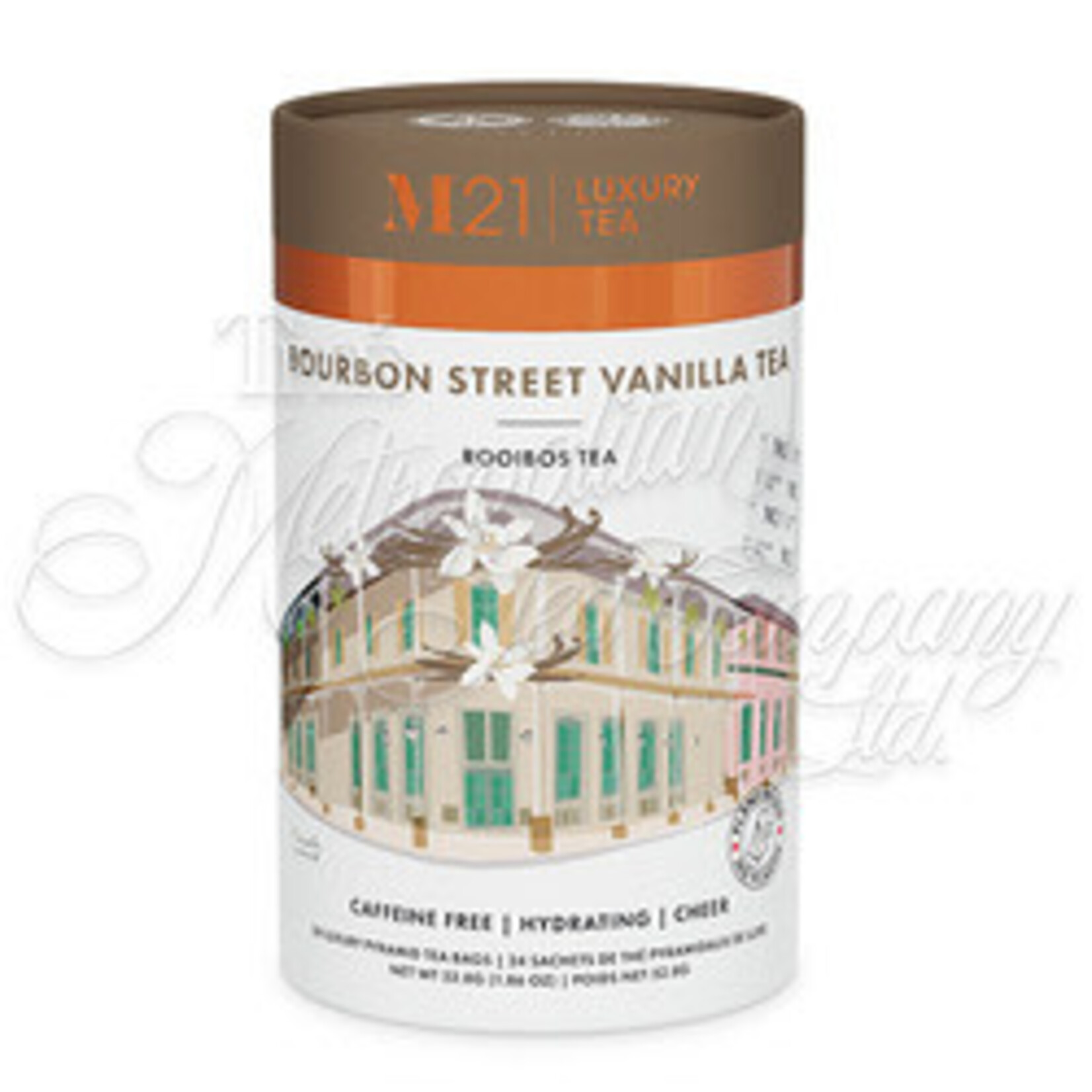 METROPOLITAN TEA METROPOLITAN TEA M21 SERIES BOURBON STREET VANILLA TEA 24 BAGS