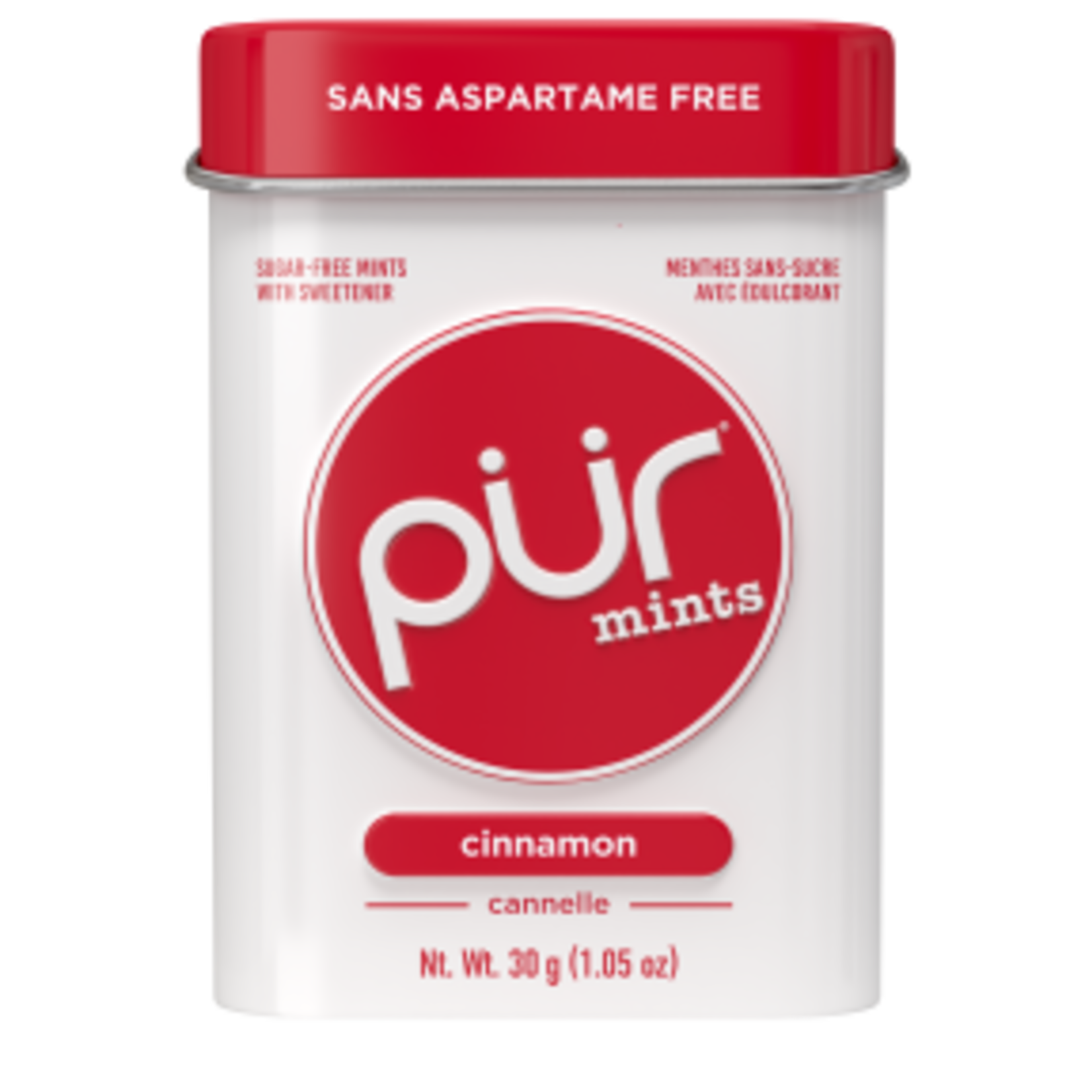 PUR GUM PUR MINTS CINNAMON TIN 30G