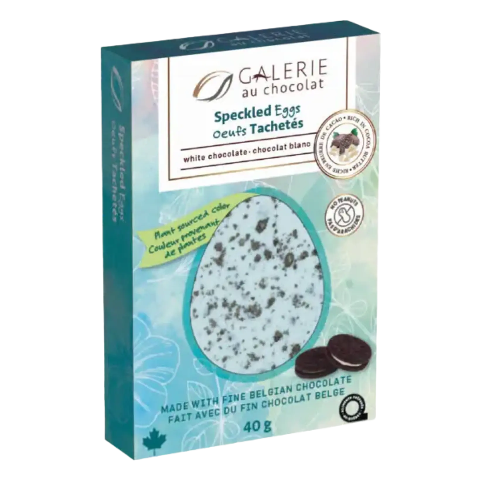 GALERIE AU CHOCOLAT GALERIE SPECKLED EGGS CHOCOLATE BARK 40g