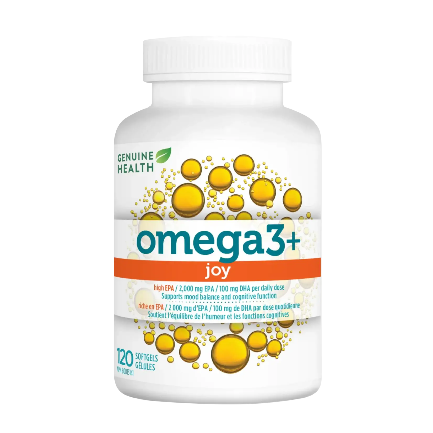 GENUINE HEALTH GENUINE HEALTH OMEGA3+ JOY 120 SOFTGELS