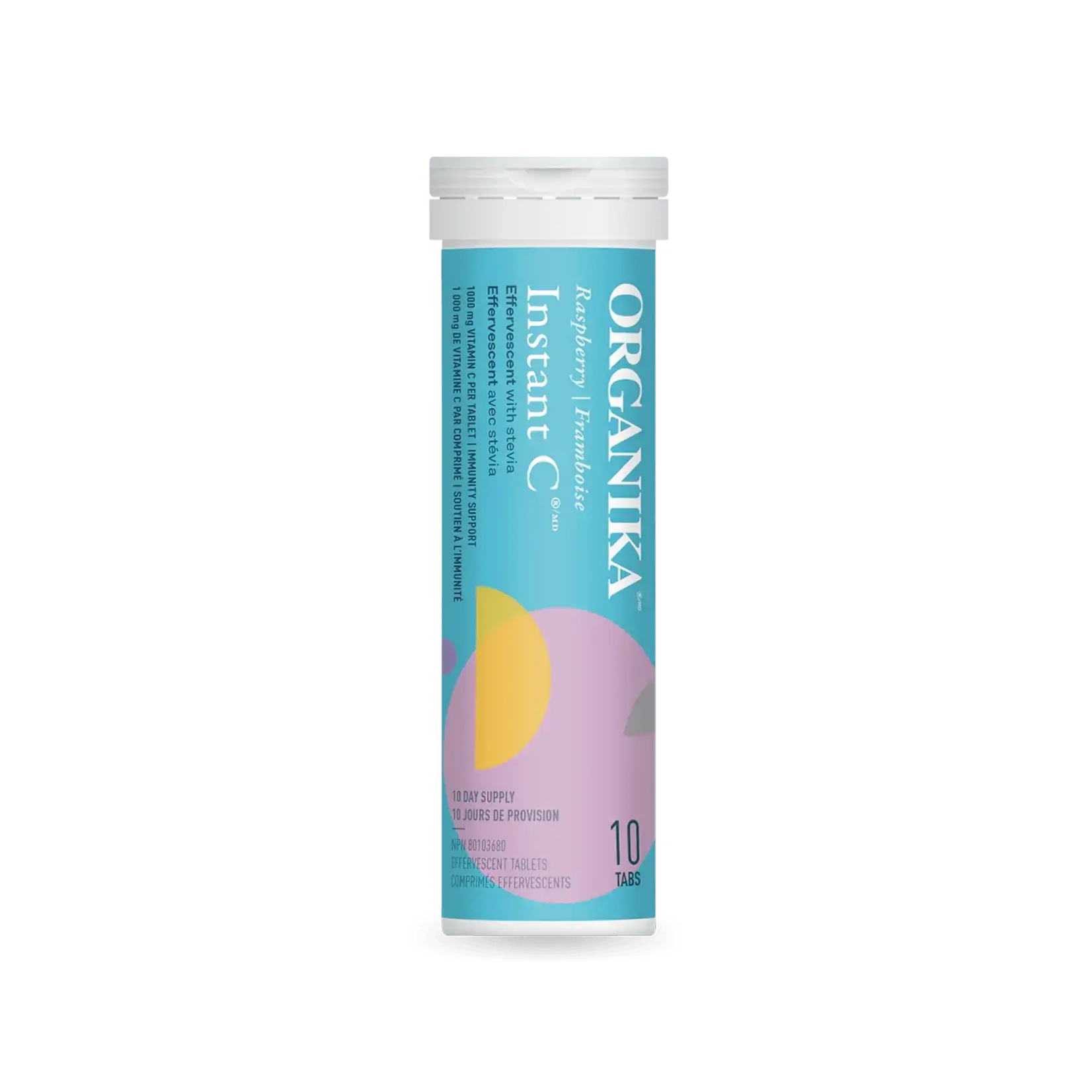 ORGANIKA ORGANIKA INSTANT C EFFERVESCENT RASPBERRY TUBE