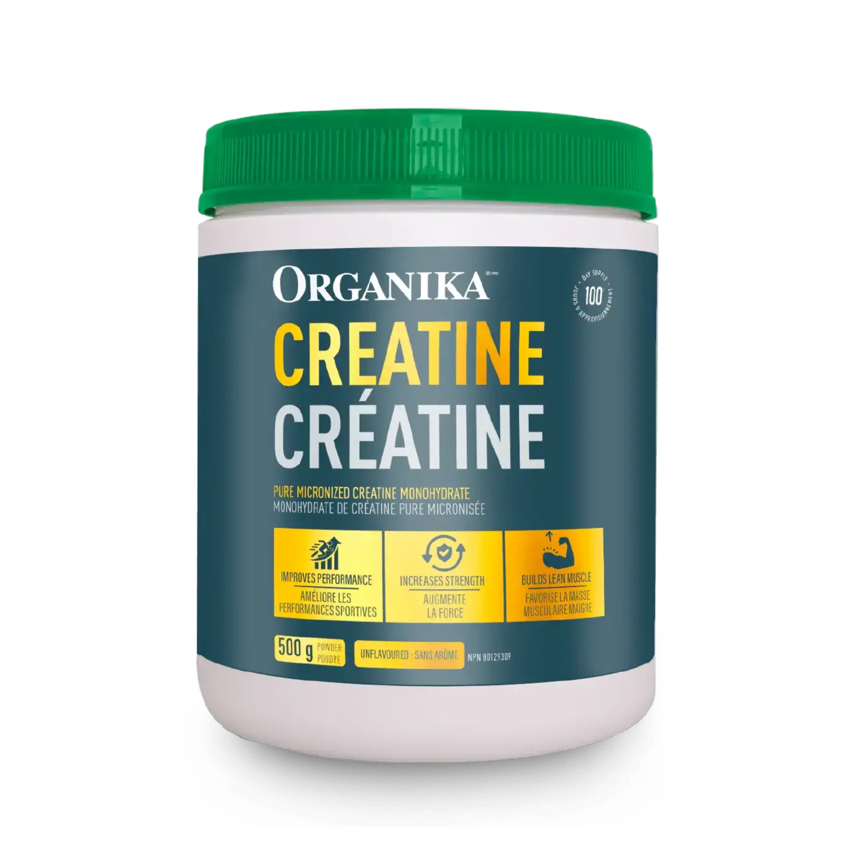 ORGANIKA ORGANIKA CREATINE 500G (MICRONIZED MONOHYDRATE)