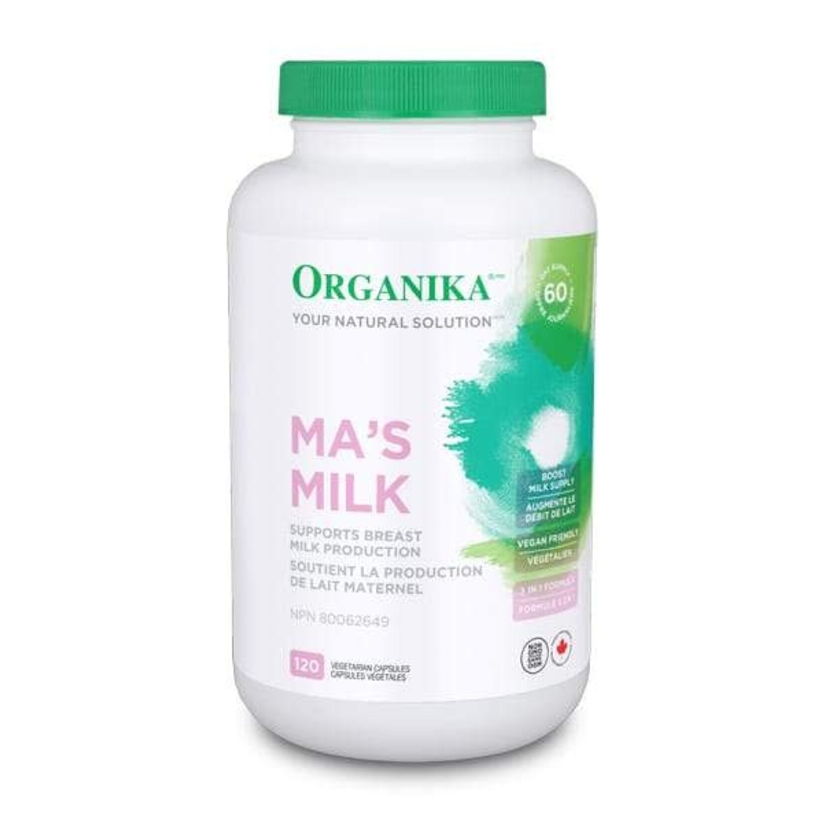 ORGANIKA ORGANIKA MA'S MILK 120VCAP