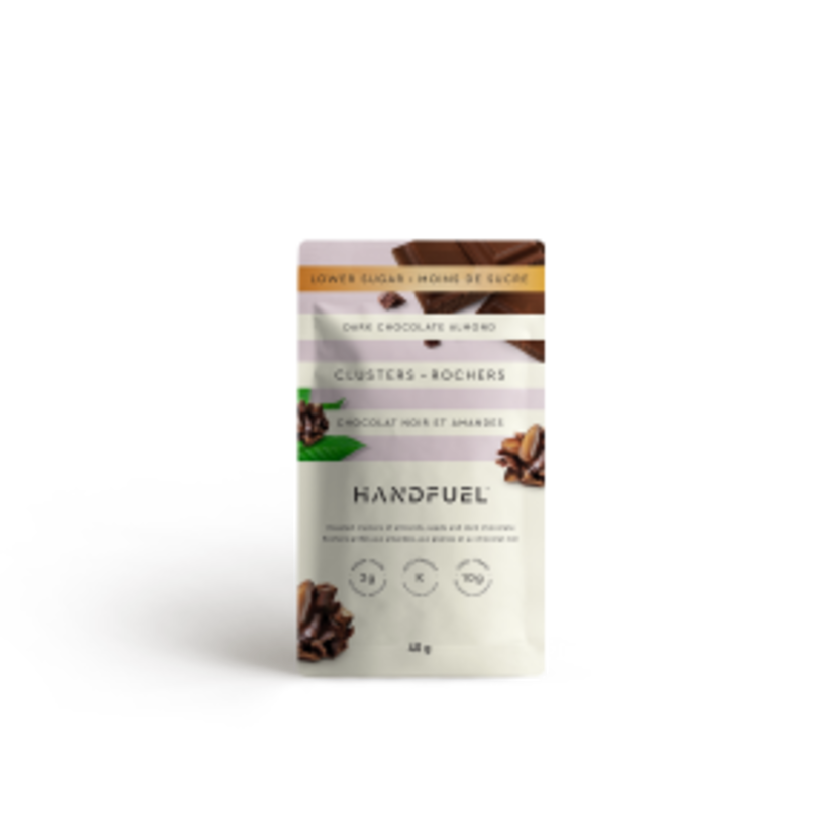 HANDFUEL HANDFUEL DARK CHOCOLATE ALMOND CLUSTER 40G