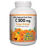 NATURAL FACTORS NATURAL FACTORS C 500MG (TANGY ORANGE) 90 CHEWABLE WAFERS