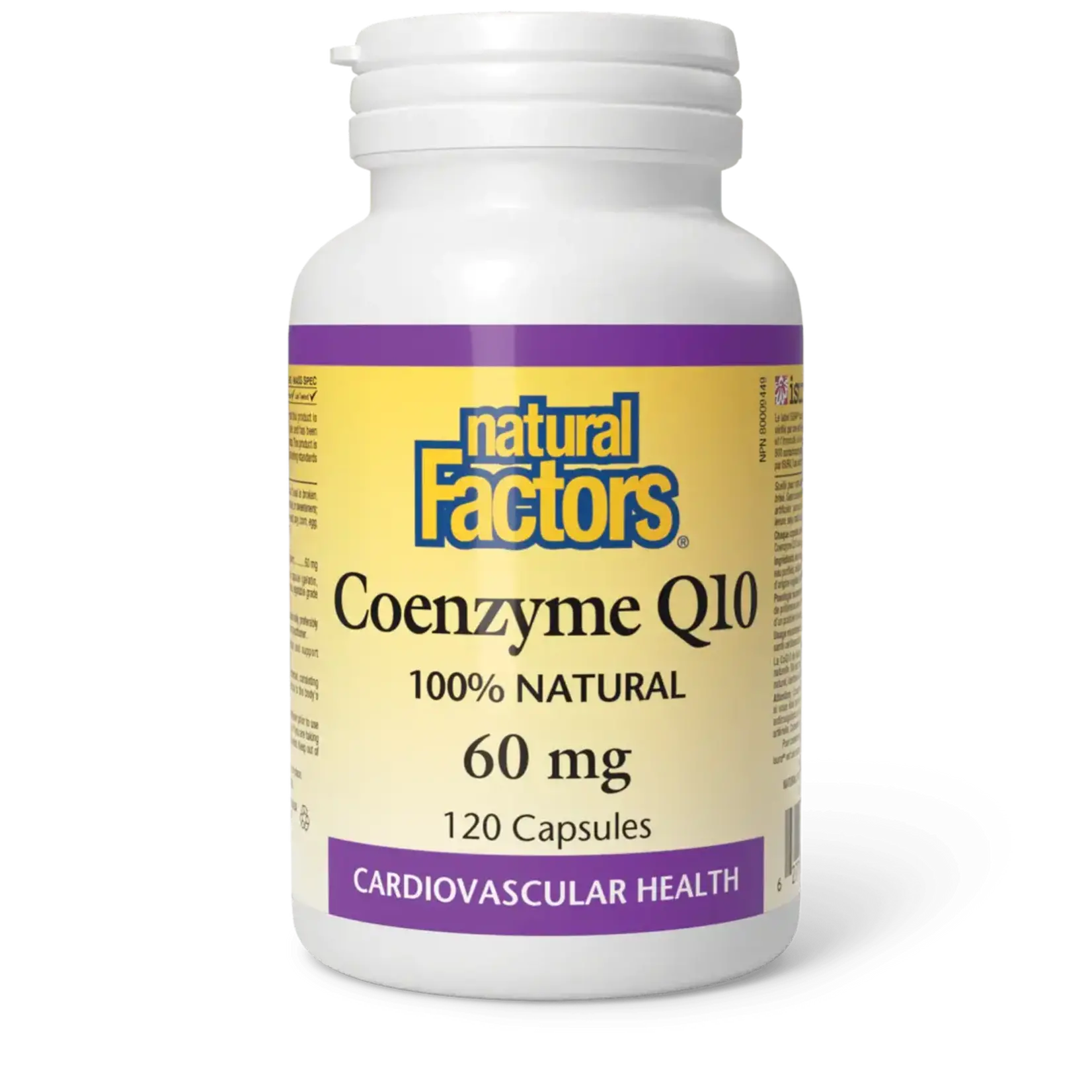 NATURAL FACTORS NATURAL FACTORS COQ10 60MG 120 VEGICAPS