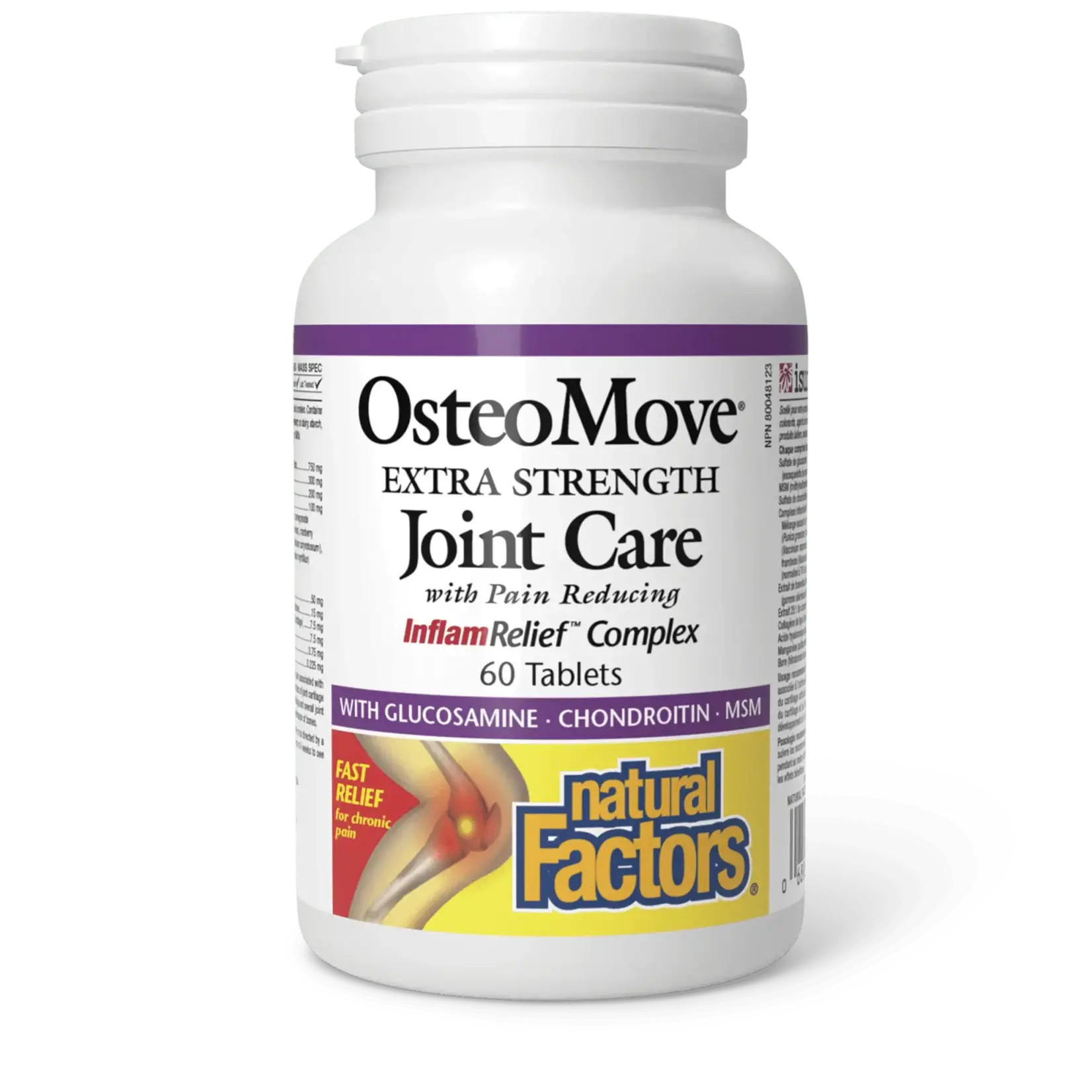 NATURAL FACTORS NATURAL FACTORS OSTEO MOVE EXTRA STRENGTH JOINT CARE 60 TABS