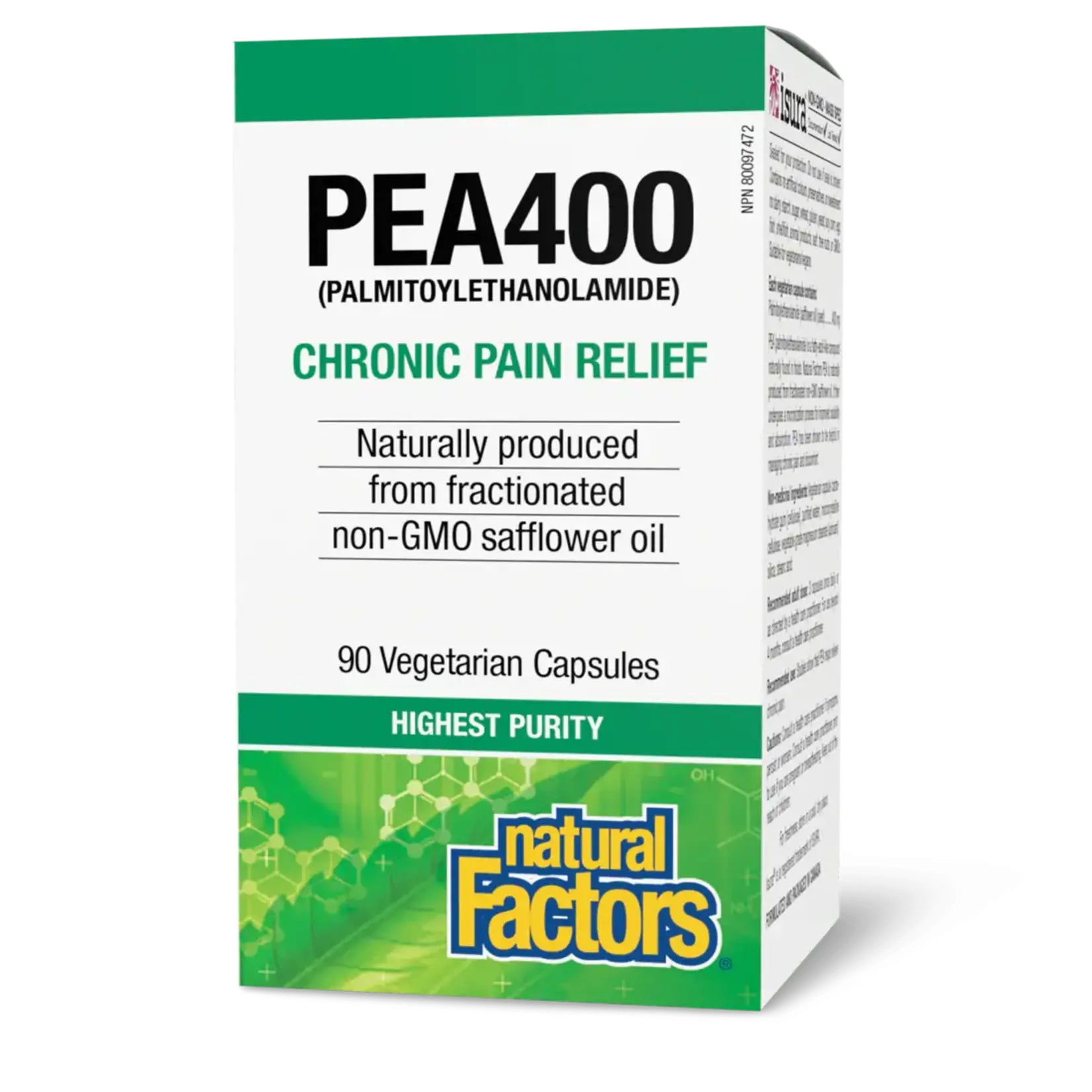 NATURAL FACTORS NATURAL FACTORS PEA400 90 VEG CAPS