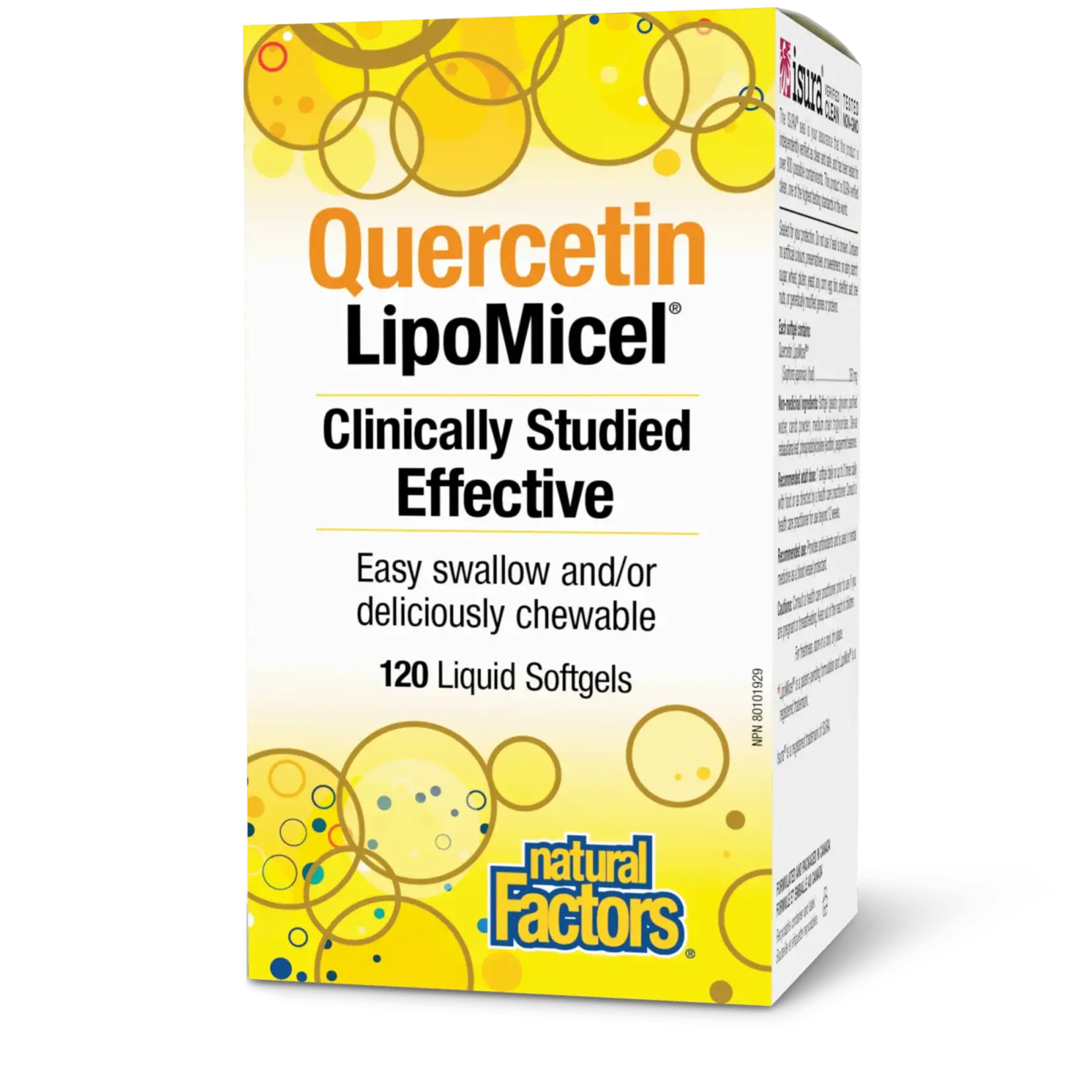 NATURAL FACTORS NATURAL FACTORS QUERCETIN LIPOMICEL MATRIX 120 SOFTGELS