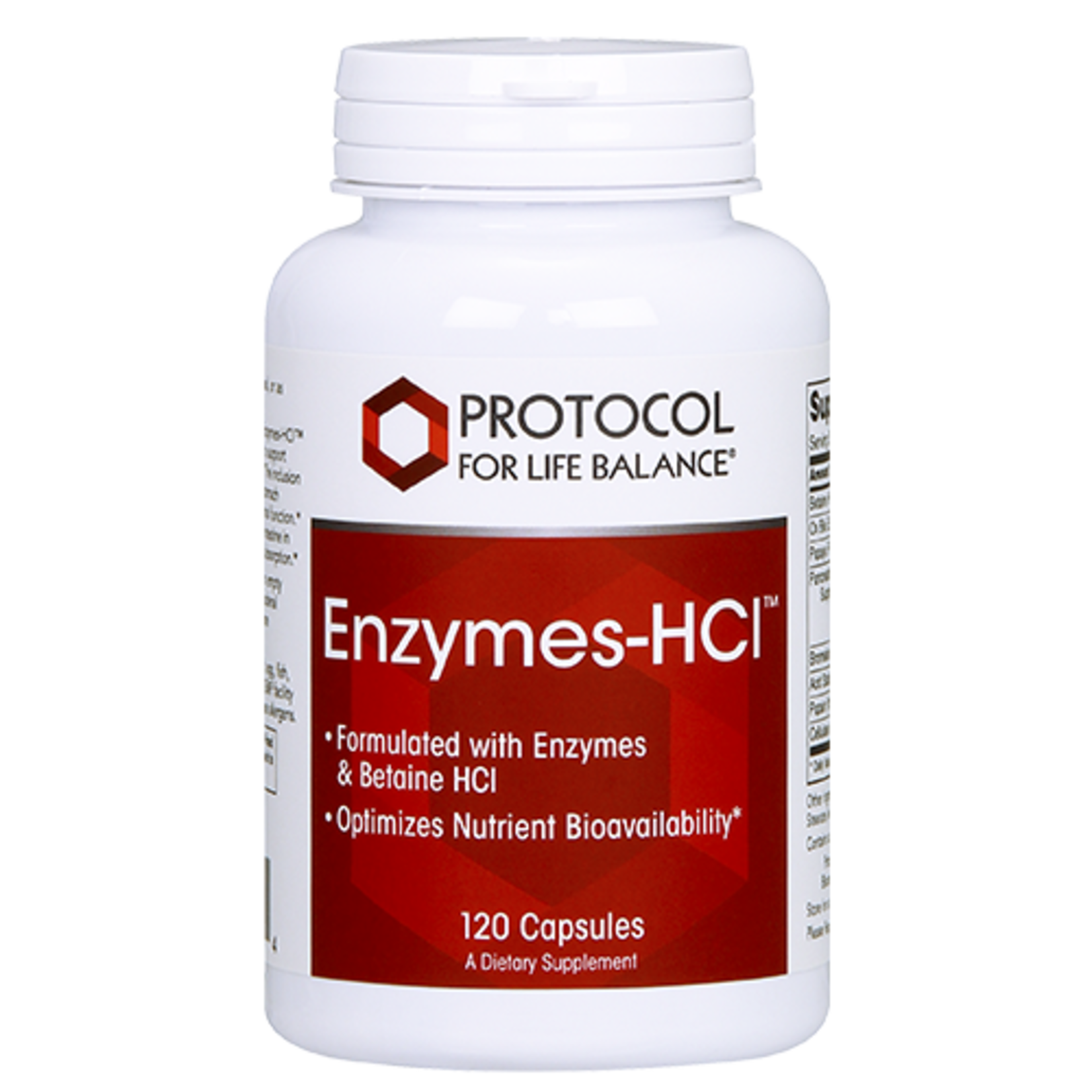 PROTOCOL PROTOCOL ENZYMES-HCL 120 CAPS