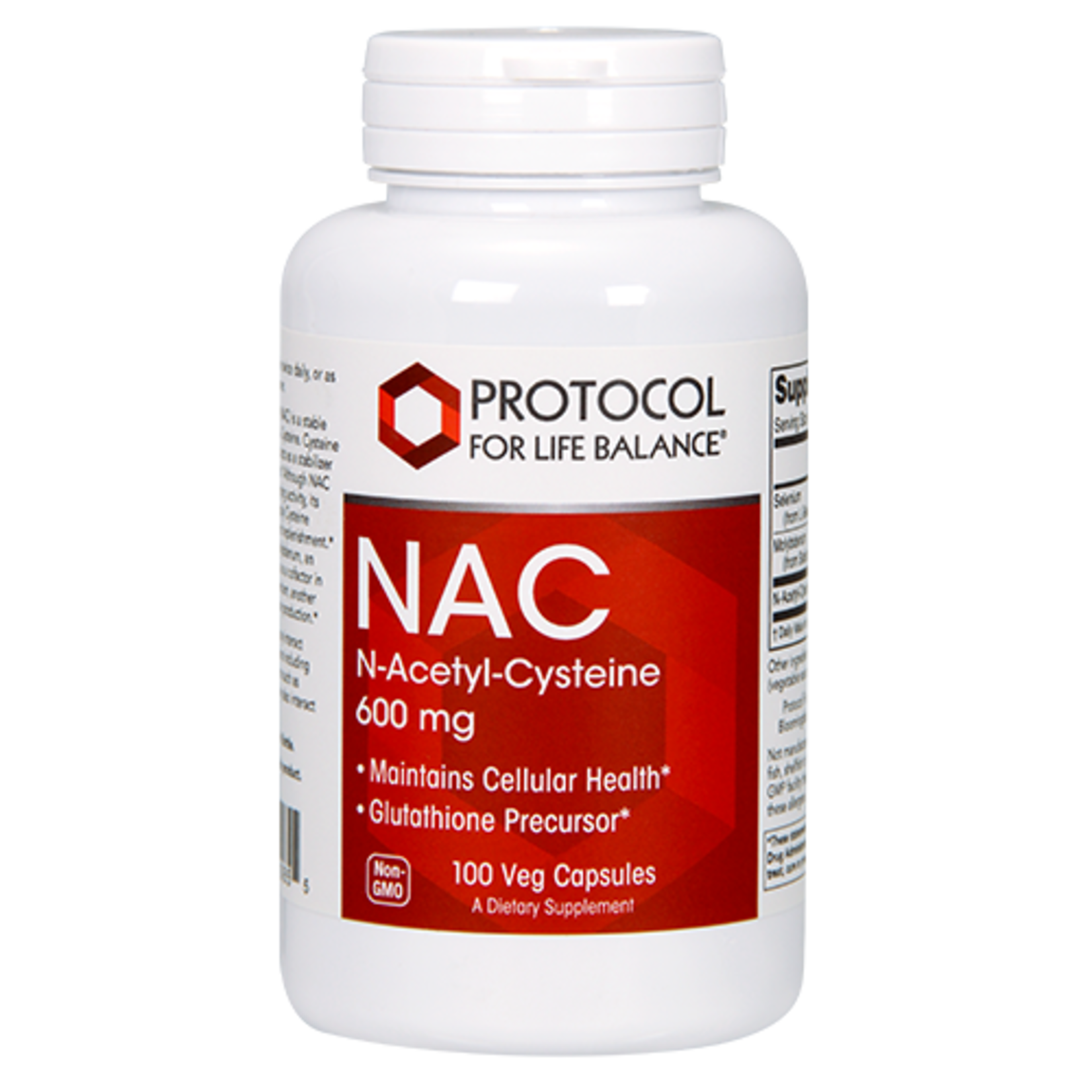 PROTOCOL PROTOCOL NAC (N-ACETYL-CYSTEINE) 600MG 100 VEGICAPS