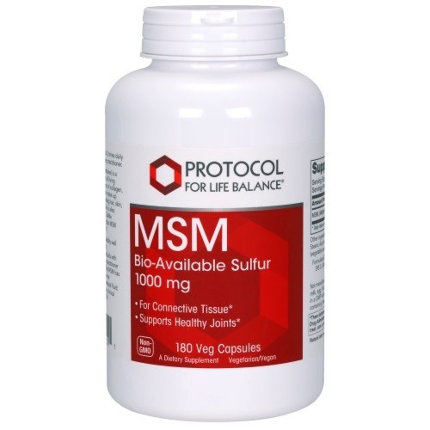 PROTOCOL PROTOCOL MSM BIO-AVAILABLE SULFUR 1000MG 180 VEGICAPS