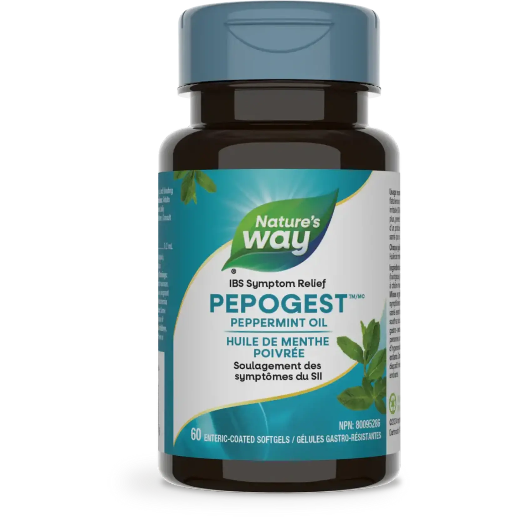 NATURES WAY NATURE'S WAY PEPOGEST (PEPPERMINT OIL) 60 ENTERIC-COATED SOFTGELS