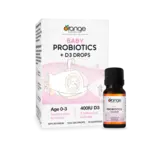 ORANGE NATURALS ORANGE BABY PROBIOTICS + D3 DROPS 50ML