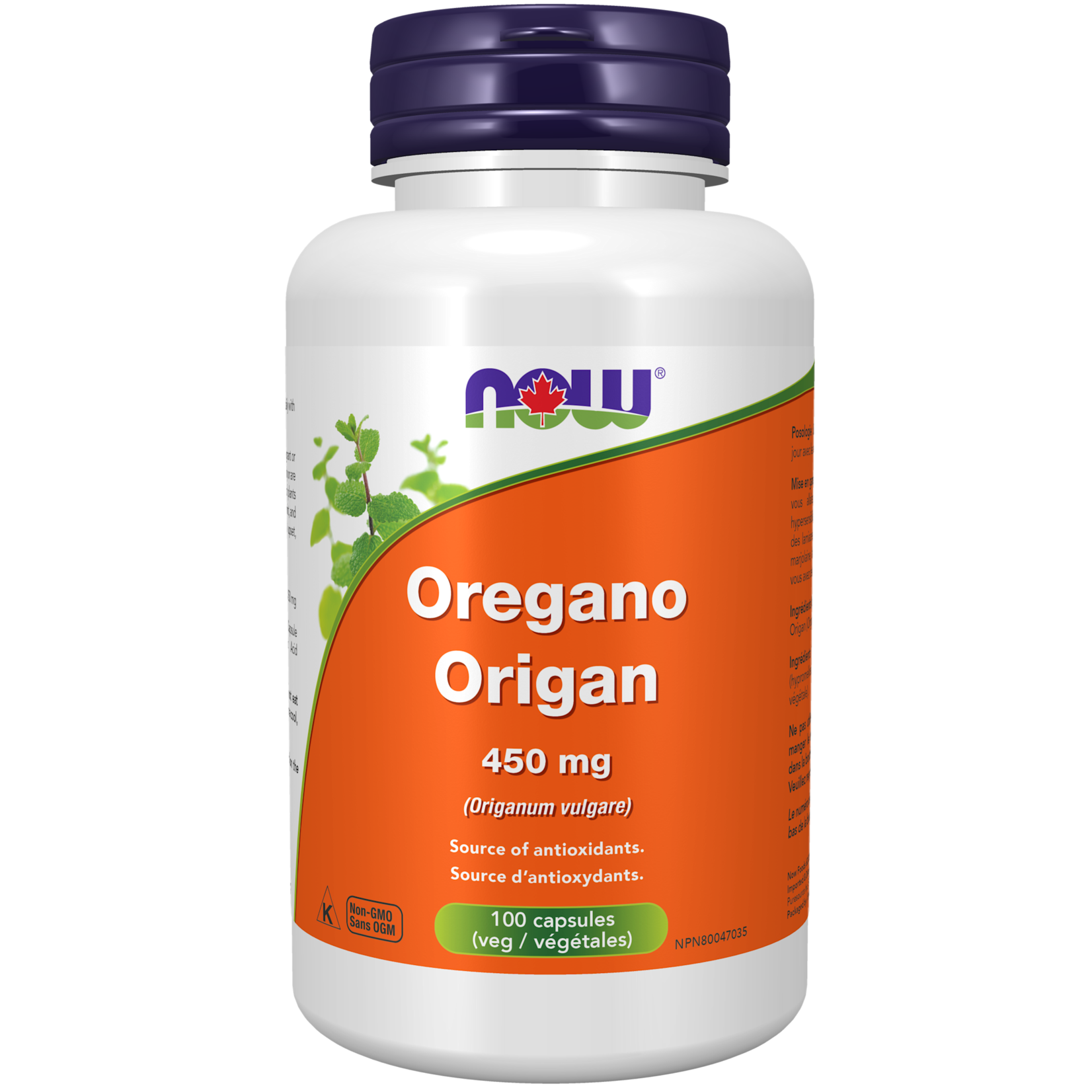 NOW FOODS NOW OREGANO 450mg 100 VEG VAP