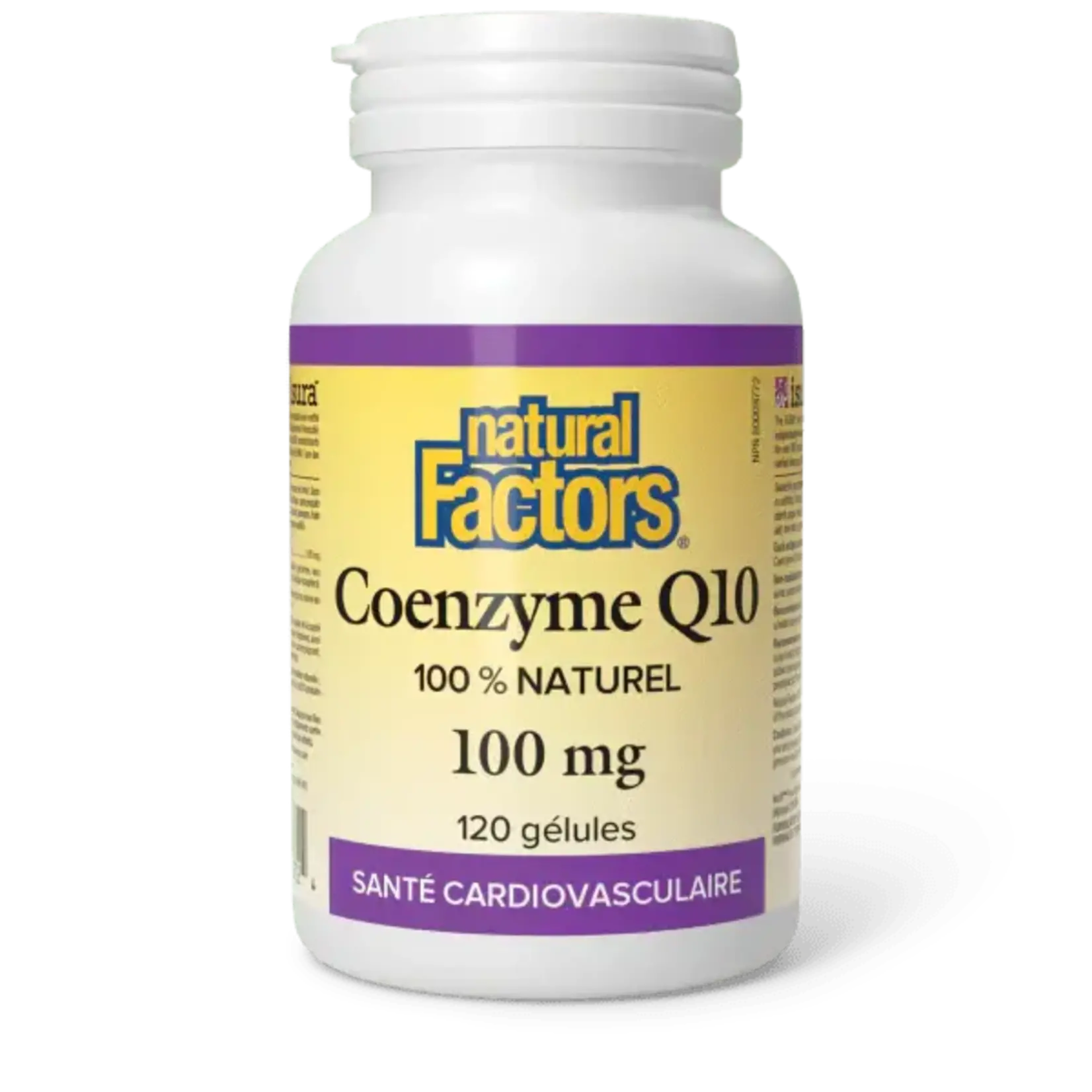 NATURAL FACTORS NATURAL FACTORS COQ10 100MG 120 SOFTGELS