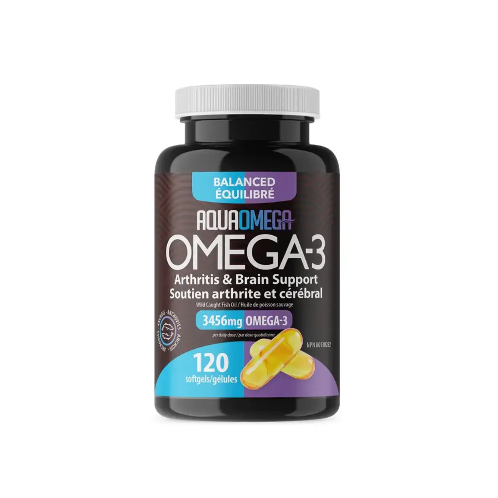 AQUAOMEGA AQUAOMEGA BALANCED OMEGA-3 120 SOFT GELS