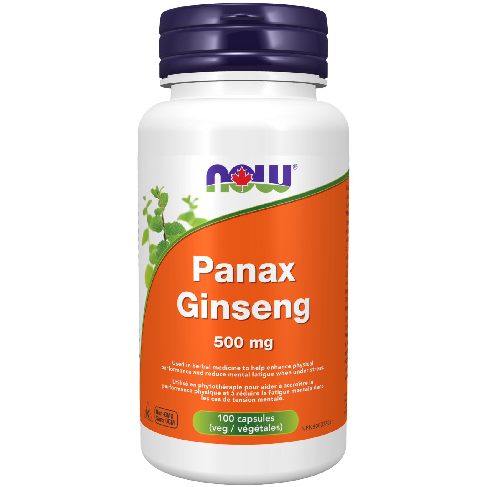 NOW FOODS NOW PANAX GINSENG 500MG 100 CAPS
