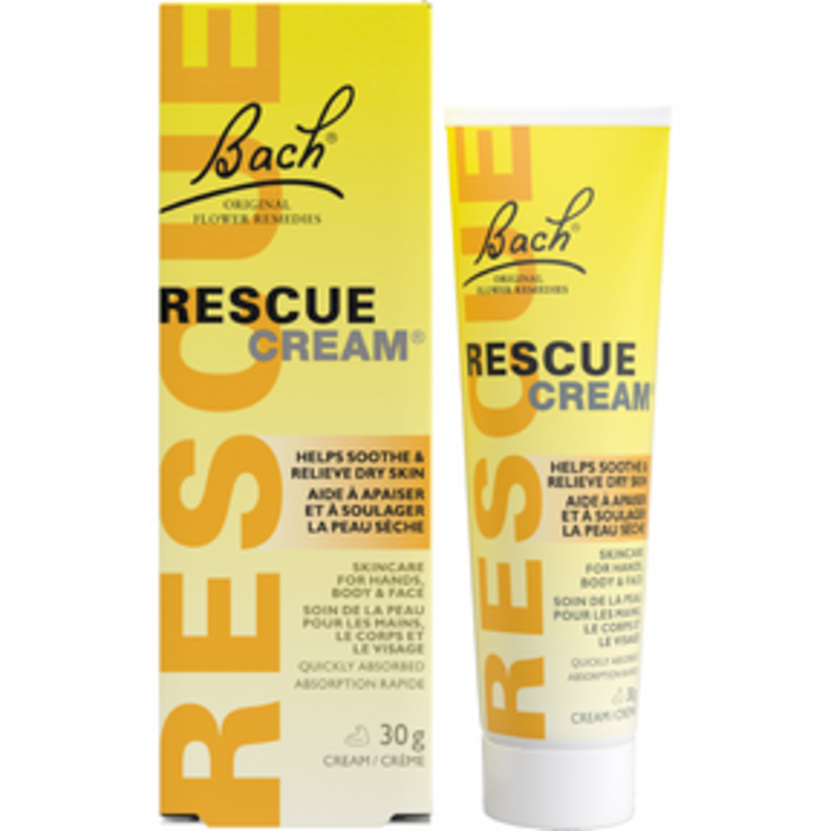 BACH FLOWER REMEDIES BACH RESCUE REMEDY CREAM 30G