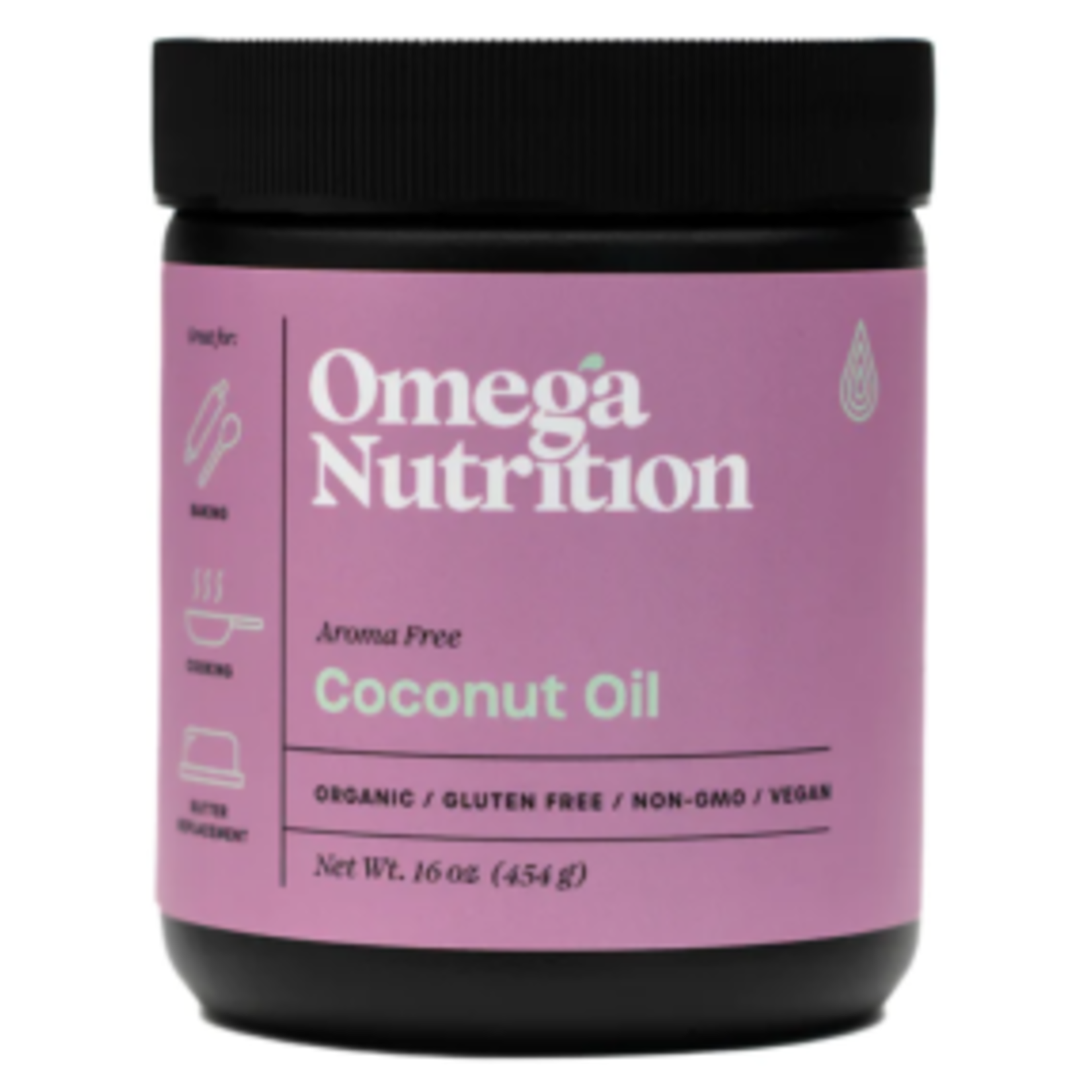 OMEGA NUTRITION OMEGA NUTRITION COCONUT OIL 16OZ/454G