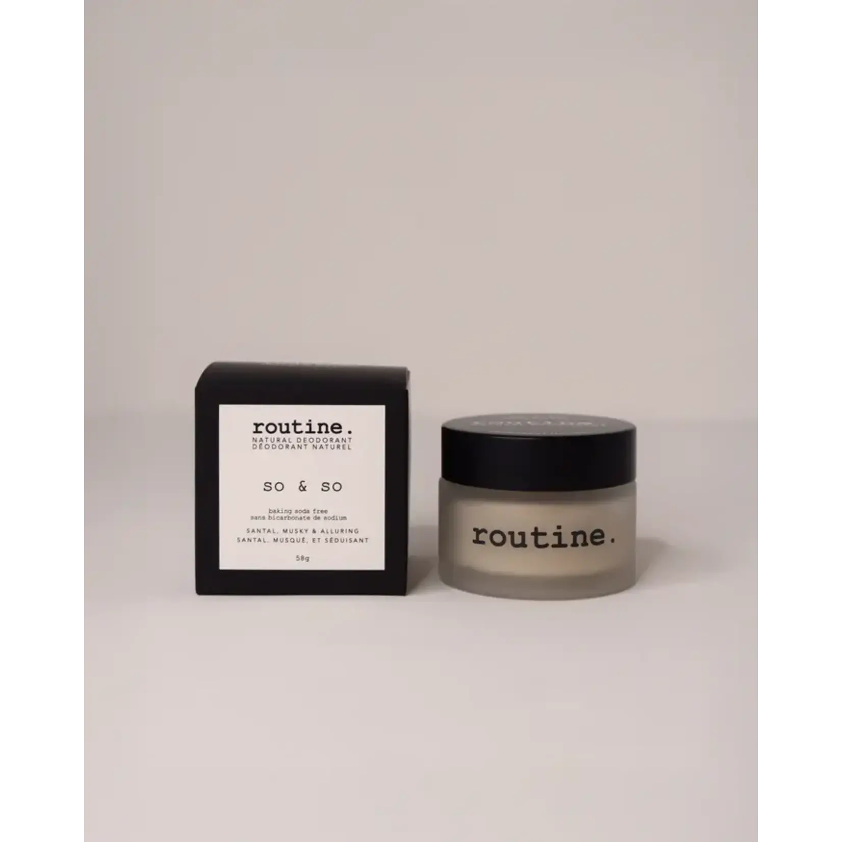 ROUTINE ROUTINE SO & SO (BSF) 58g JAR