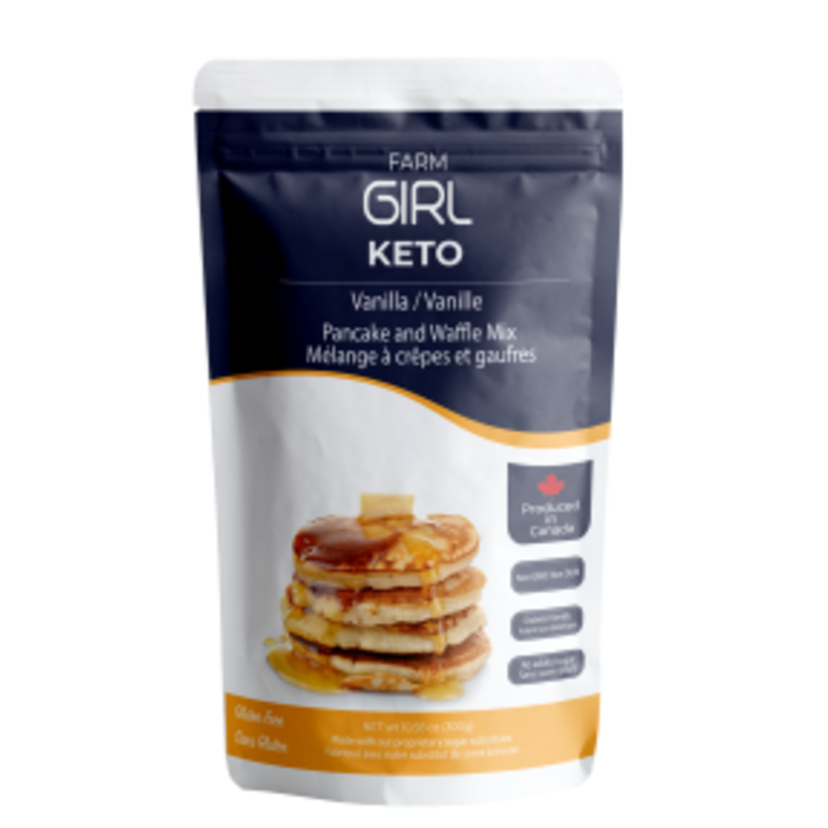 FARM GIRL FARM GIRL KETO VANILLA PANCAKE & WAFFLE MIX  300G
