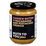 NUTS TO YOU NUTS TO YOU CASHEW + MACADAMIA & PISTACHIO CRUNCH 365G
