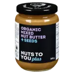 NUTS TO YOU NUTS TO YOU ORGANIC MIXED NUT BUTTER + SEEDS 365G