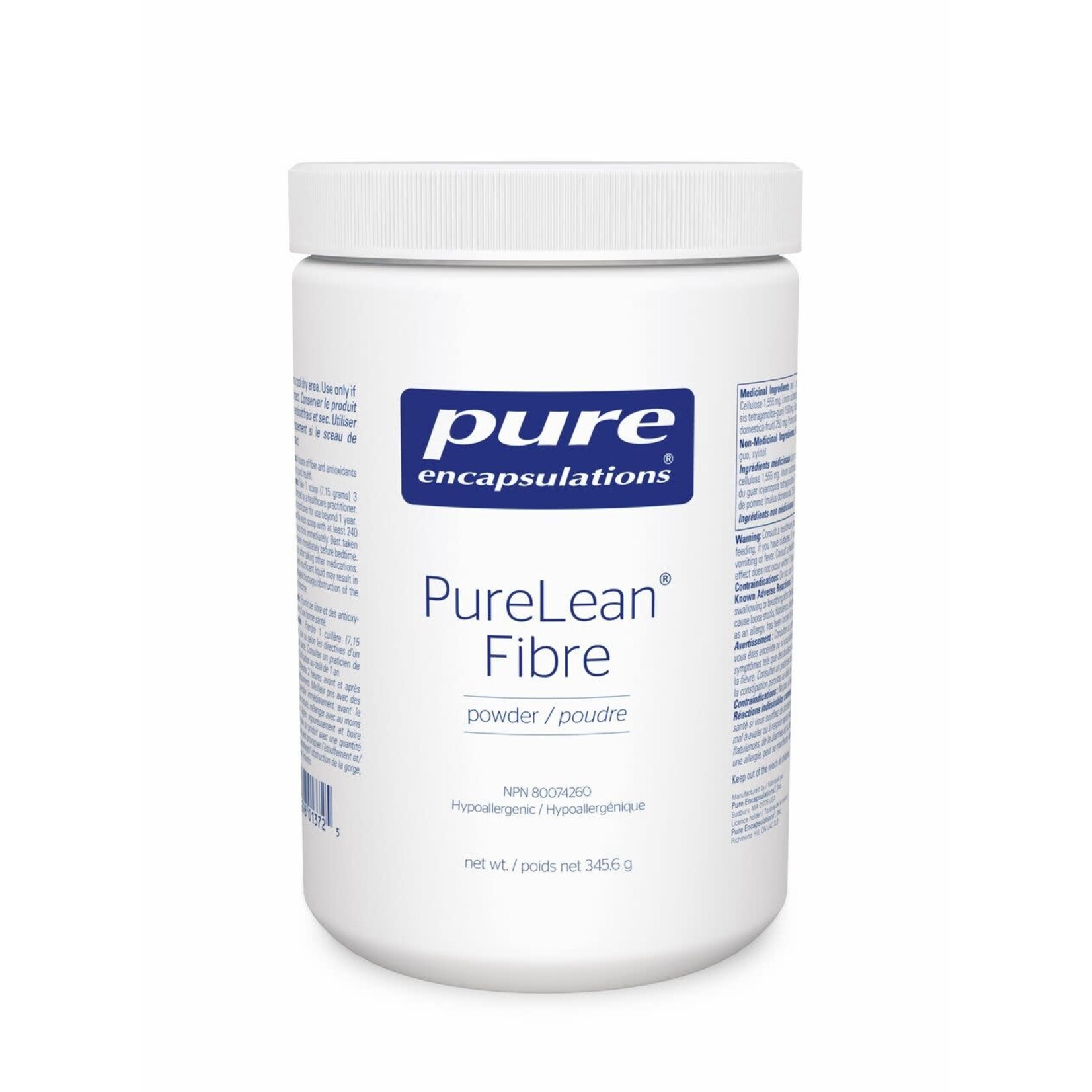 PURE ENCAPSULATIONS PURE ENCAPSULATIONS PURE LEAN FIBRE 345.6G