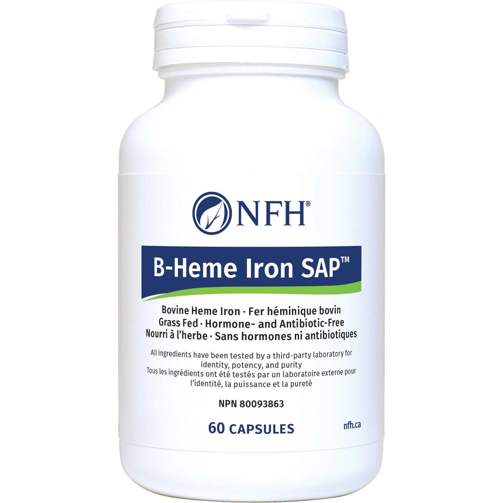 NFH NFH B-HEME IRON SAP 60 CAPS
