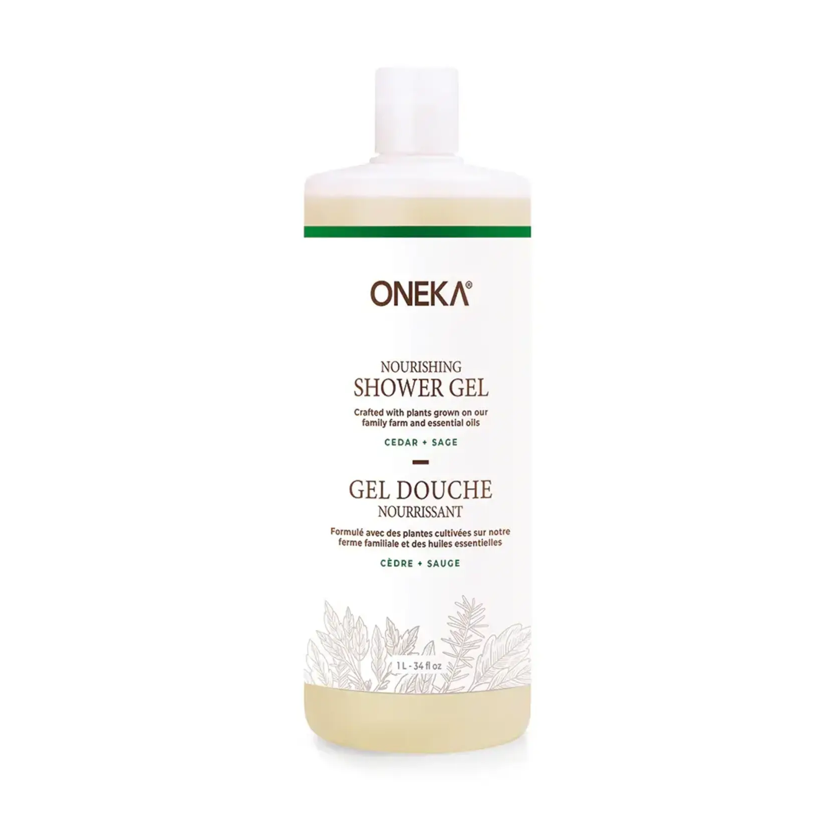 ONEKA ONEKA SHOWER GEL CEDAR & SAGE 1L