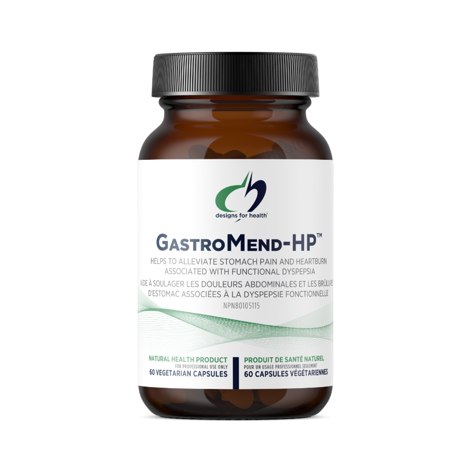 DESIGNS FOR HEALTH DESIGNS FOR HEALTH GASTROMEND-HP 60 VEGICAPS