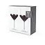 Viski Crystal Burgundy Glasses (set of 2)