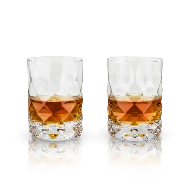 Viski Gem Crystal Tumbler (set of 2)
