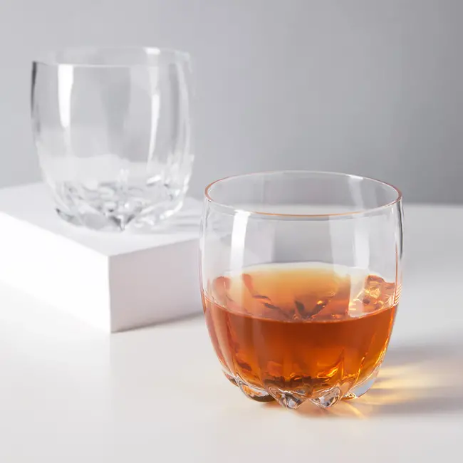 Viski Crystal Cactus Tumblers (set of 2)