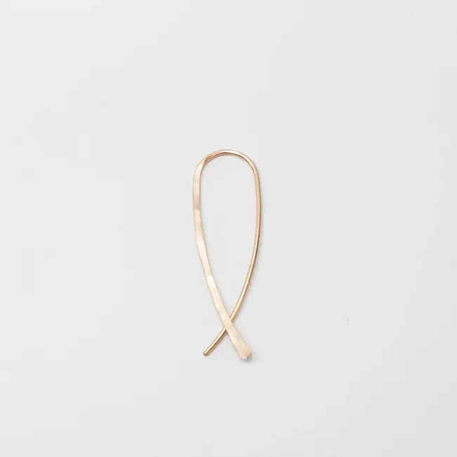 Tumbleweed Long Twist Earring