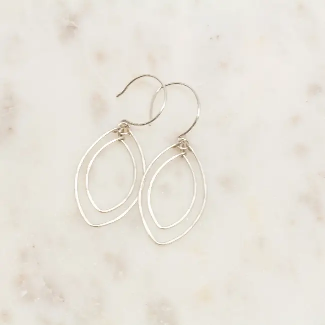 Tumbleweed Double Leaf Earrings