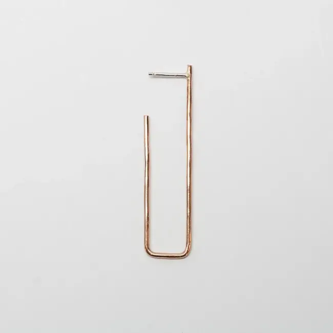 Tumbleweed Rectangle Stud Hoops