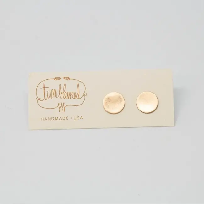 Tumbleweed Circle Studs