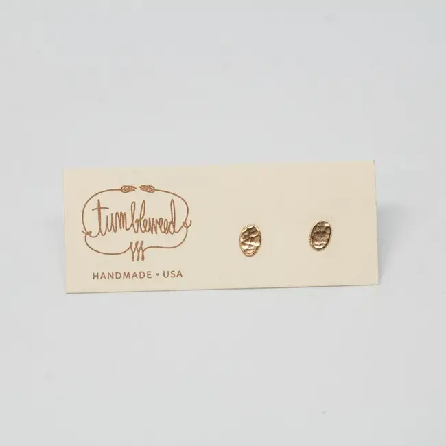 Tumbleweed Oval Studs