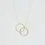 Tumbleweed Dual Promise Ring Necklace