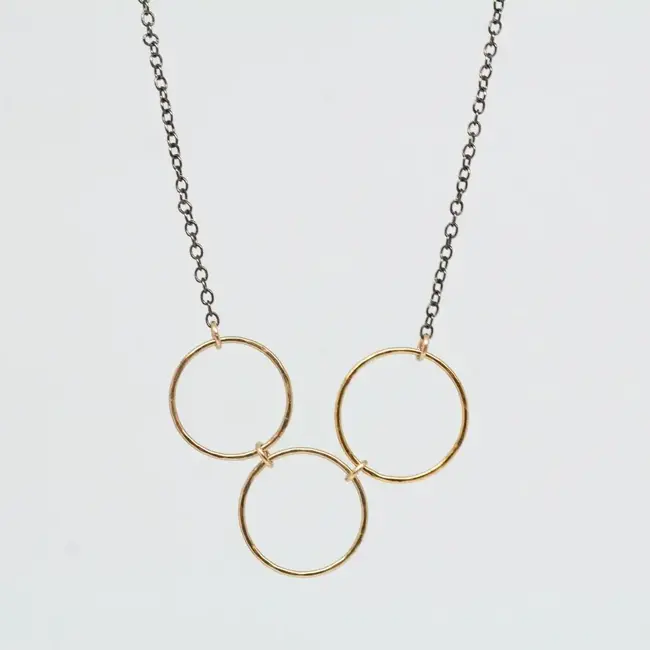 Tumbleweed Trio of Promise Necklace