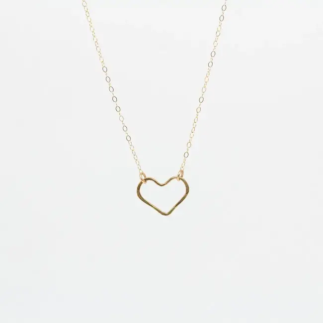 Tumbleweed Open Heart Necklace