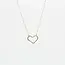 Tumbleweed Open Heart Necklace