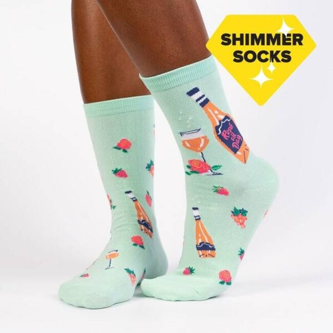 Sock it to Me Women's Crew Shimmer